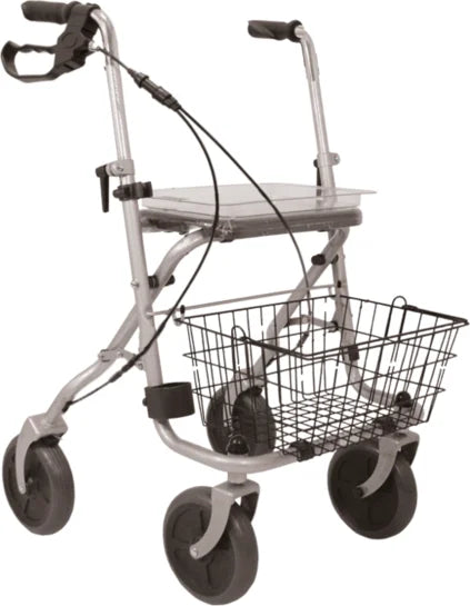 Drive Migo 2G standard rollator with one-handed brake, lightweight mobility aid for seniors and users needing support.