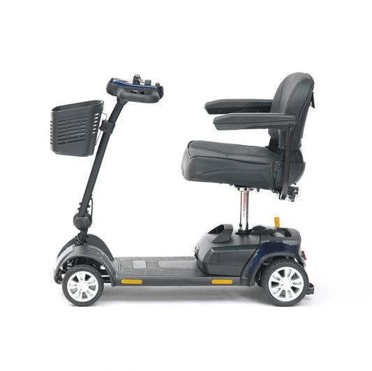 Drive Jaunt mobility scooter in black with a comfortable seat, compact design, and easy-to-use controls.