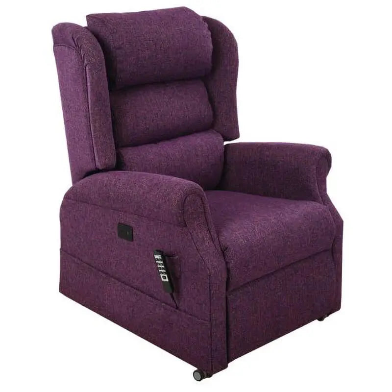riser recliner chair in blackberry colour
