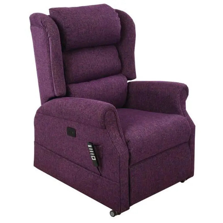 riser recliner chair in blackberry colour