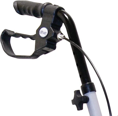 Drive Gigo 2G lightweight rollator with sturdy frame, ergonomic handles, and padded seat for mobility and comfort.