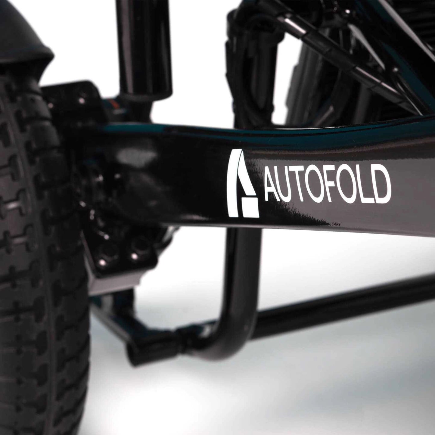 Drive AutoFold PowerChair in black with compact design and adjustable seat for easy mobility and convenience.