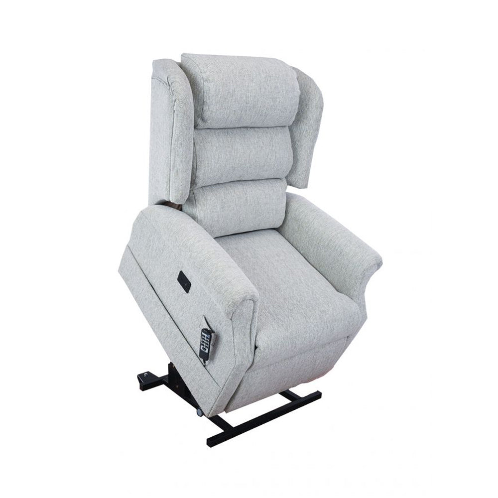 Keepmobile Scooters Iconic Waterfall Back bike seat with spring suspension, shown from the rear side.