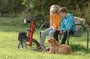 Drive Nitro Premium Rollator with large wheels and comfortable seat, ideal for mobility assistance and outdoor use.