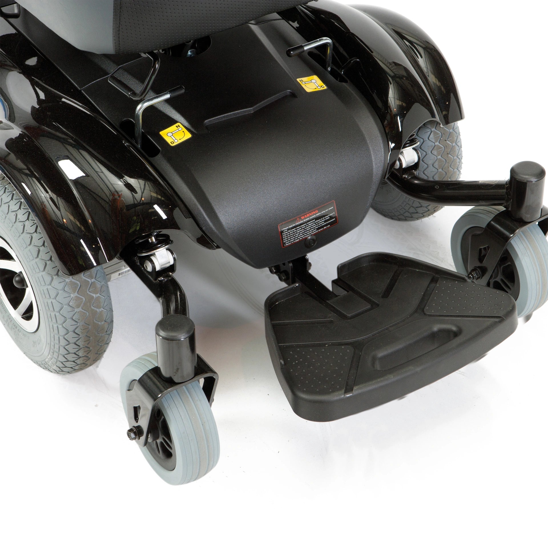 Drive Seren power wheelchair with captain seat, ergonomic design, and control panel visible in the image.