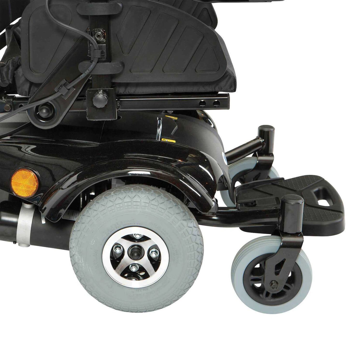 Drive Seren power wheelchair with captain seat and adjustable controls, suitable for comfortable mobility assistance.