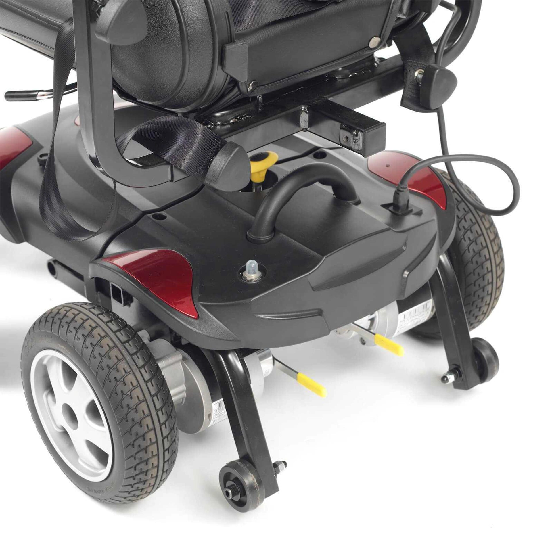 Drive Titan LTE power wheelchair with ergonomic seat and control panel, designed for mobility and comfort.