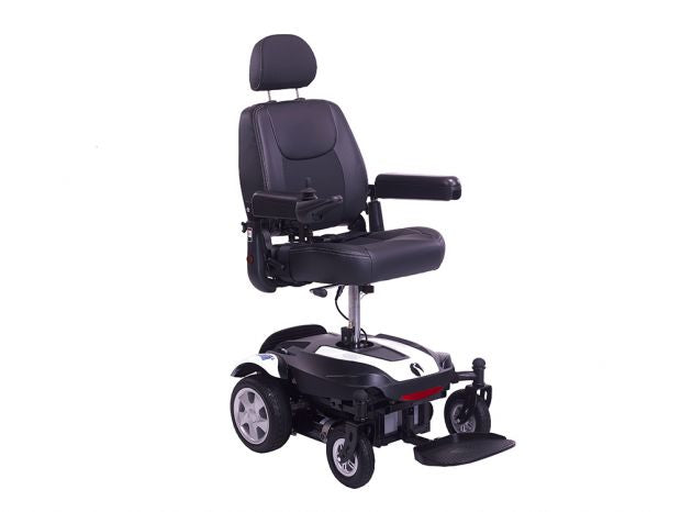 Electric Mobility Rhythm Seat Lift for PowerChair, featuring adjustable support and ergonomic design for enhanced comfort.