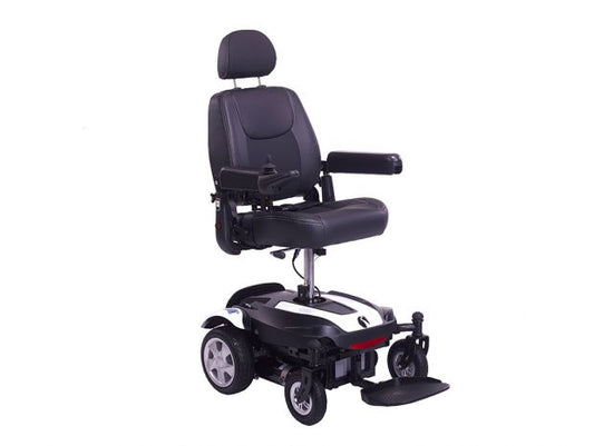 Electric Mobility Rhythm Seat Lift for PowerChair, featuring adjustable support and ergonomic design for enhanced comfort.